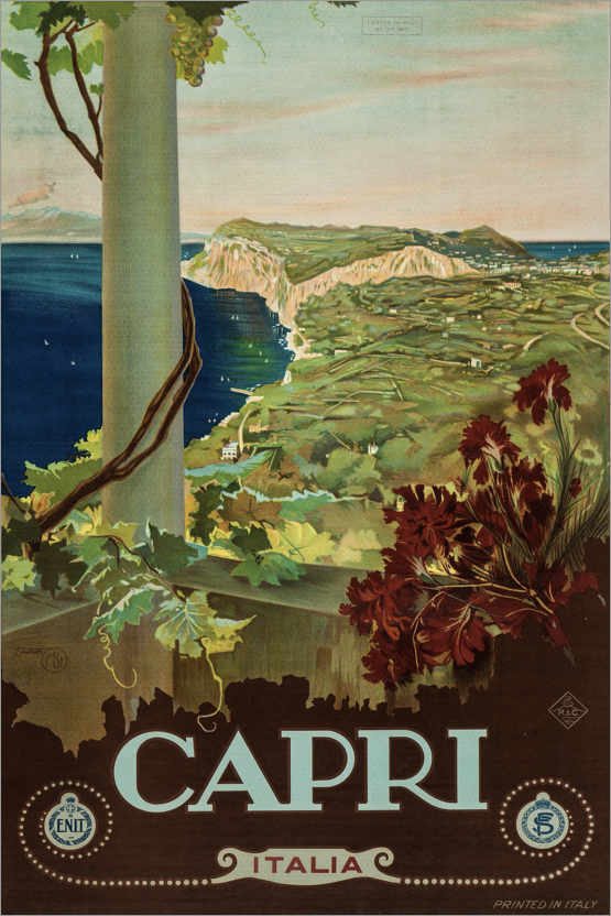 Poster Capri, Italy