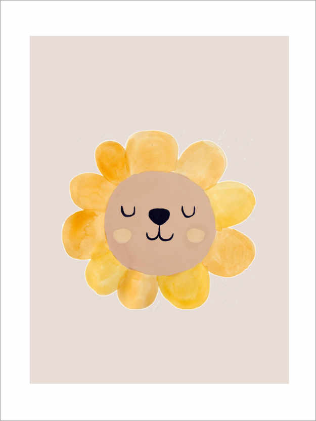 Poster Lion flower