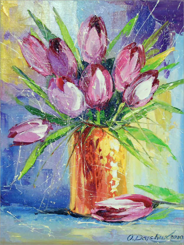 Poster Bouquet of tulips