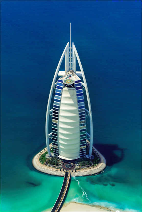 Poster Burj Al Arab‎ Hotel in United Arab Emirates