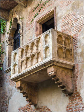 Acrylic print  Romeo and Juliet balcony, Verona