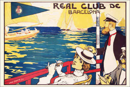 Aluminium print  Real Club de Barcelona - Joan Llaverias
