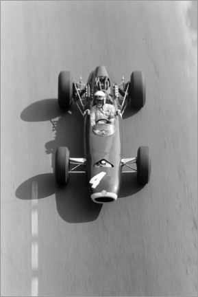 Acrylic print  Jackie Stewart, BRM P261, Monte Carlo, Monaco 1965