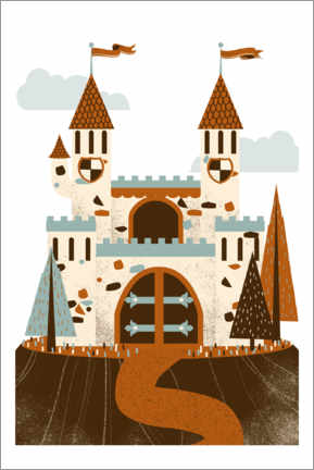 Acrylic print  The dream castle - Kanzilue