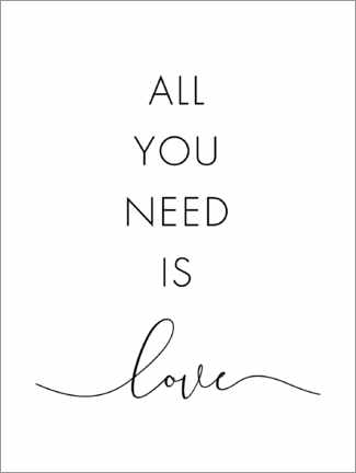 Poster All You Need Is Love