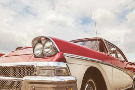 Poster Two-tone classic American car