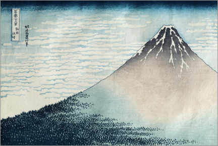 Wall sticker  Fuji in Clear Weather - Katsushika Hokusai
