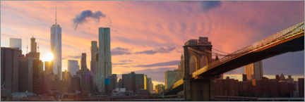 Acrylic print  Brooklyn panorama - Vincent Xeridat
