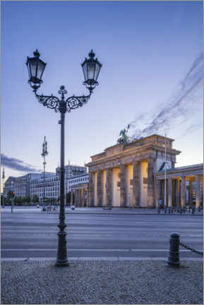 Poster Brandenburg Gate at the 