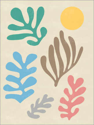 Acrylic print  Matisse Leaves - Ninola Design