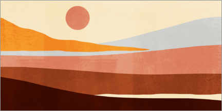 Acrylic print  Sunseeker Landscape I - Victoria Borges