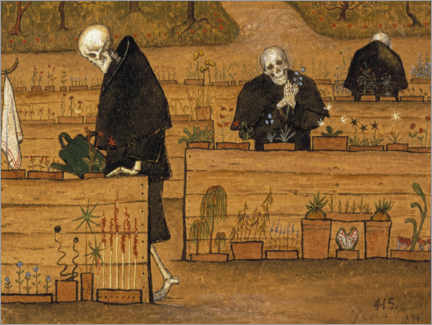 Acrylic print  The garden of death - Hugo Simberg