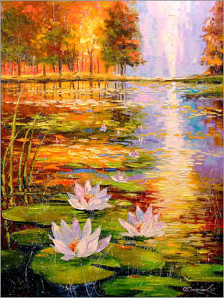 Poster Autumn pond
