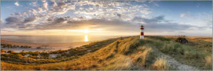 Canvas print  Sunrise on the North Sea coast on Sylt - Jan Christopher Becke