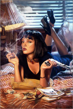 Poster Mia Wallace, Pulp Fiction