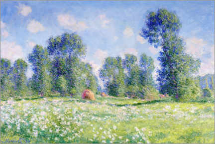Acrylic print  Spring at Giverny I - Claude Monet