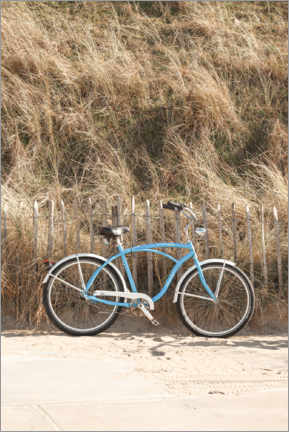 Acrylic print  Beach bike in Holland - Henrike Schenk