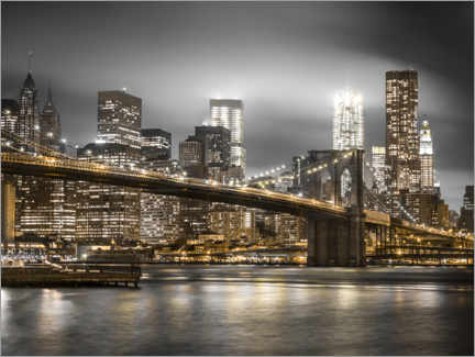 Acrylic print  Brooklyn Bridge, NYC - Assaf Frank