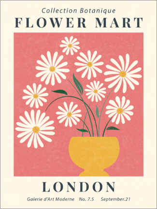 Poster  Flower Market London - TAlex
