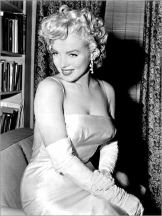 Poster Marilyn Monroe at the Marilyn Monroe Productions birthday party