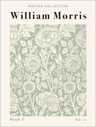 Foam board print  Rose II No. 11 - William Morris