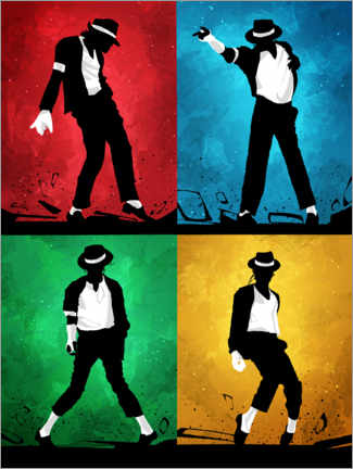 Acrylic print  Michael Jackson Silhouettes - Nikita Abakumov