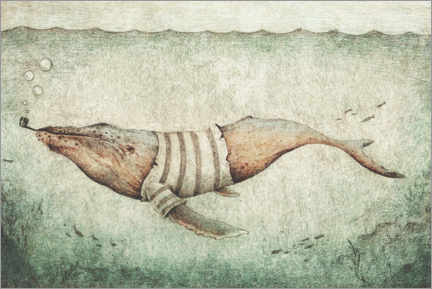 Canvas print  Sailor of the deep ocean - Mike Koubou