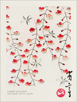 Aluminium print  Japandi - Cherry Blossom - Watanabe Seitei