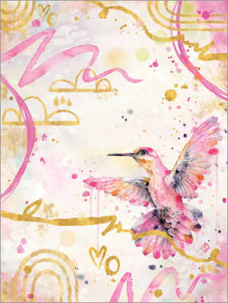 Poster Flight of the Hummingbird