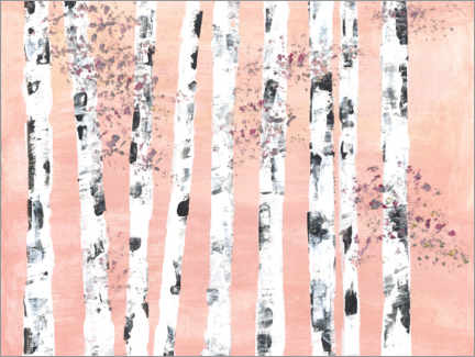 Acrylic print  Birches I - Katja Saar