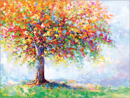 Acrylic print  Colourful Tree of Life - Leon Devenice