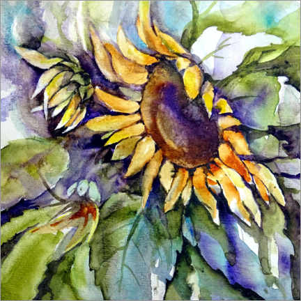 Poster  Sunflowers - Burkhard Posanski