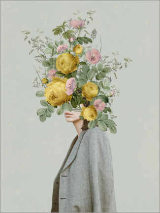 Acrylic print  Yellow Bouquet - Frida Floral Studio