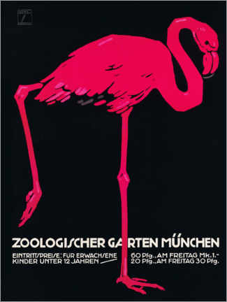 Acrylic print  Munich Zoo - Ludwig Hohlwein