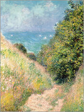 Wall sticker  Narrow pass near Pourville - Claude Monet