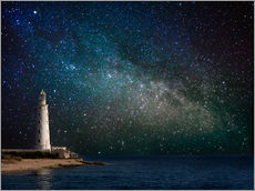 Wall sticker  Lighthouse in starlight