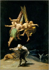 Gallery print  Witches' flight - Francisco José de Goya