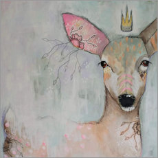 Canvas print  Enchanted fawn - Micki Wilde