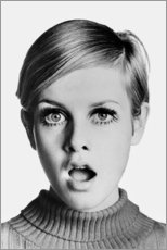 Poster  Twiggy astonished - Celebrity Collection