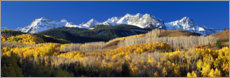 Poster Rocky Mountains in the fall