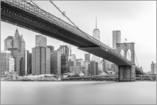 Acrylic print  Brooklyn Bridge - nitrogenic