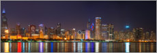 Poster Chicago skyline