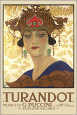 Acrylic print  Turandot (Italian) - Leopoldo Metlicovitz