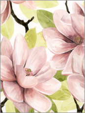 Poster Blushing Magnolia I