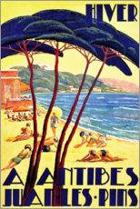 Poster Winter in Antibes (French)