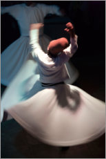 Acrylic print  Whirling dervishes while dancing - Keren Su