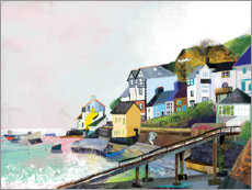 Acrylic print  Houses on the coast - Paul Nicholls