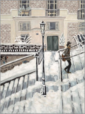 Canvas print  Montmartre Snow - Deborah Eve Alastra