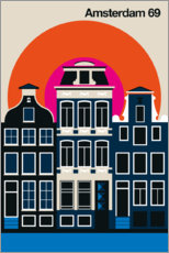 Canvas print  Amsterdam 69 - Bo Lundberg