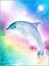 Gallery print  Rainbow dolphin - Dolphins DreamDesign